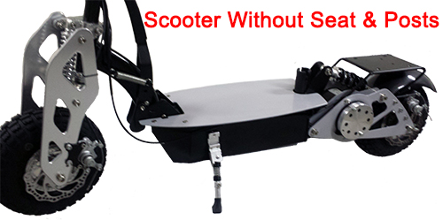 Scooter without seat and post