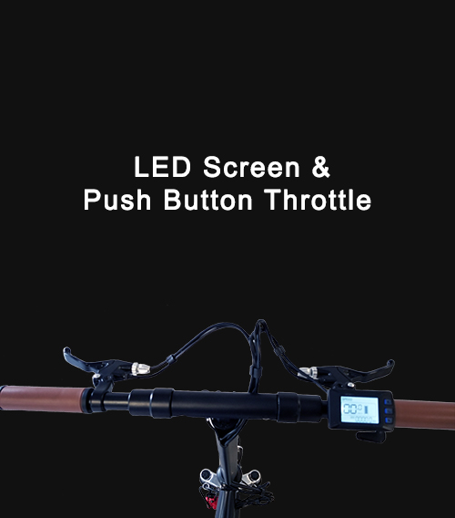 LED Screen & Push Button Throttle