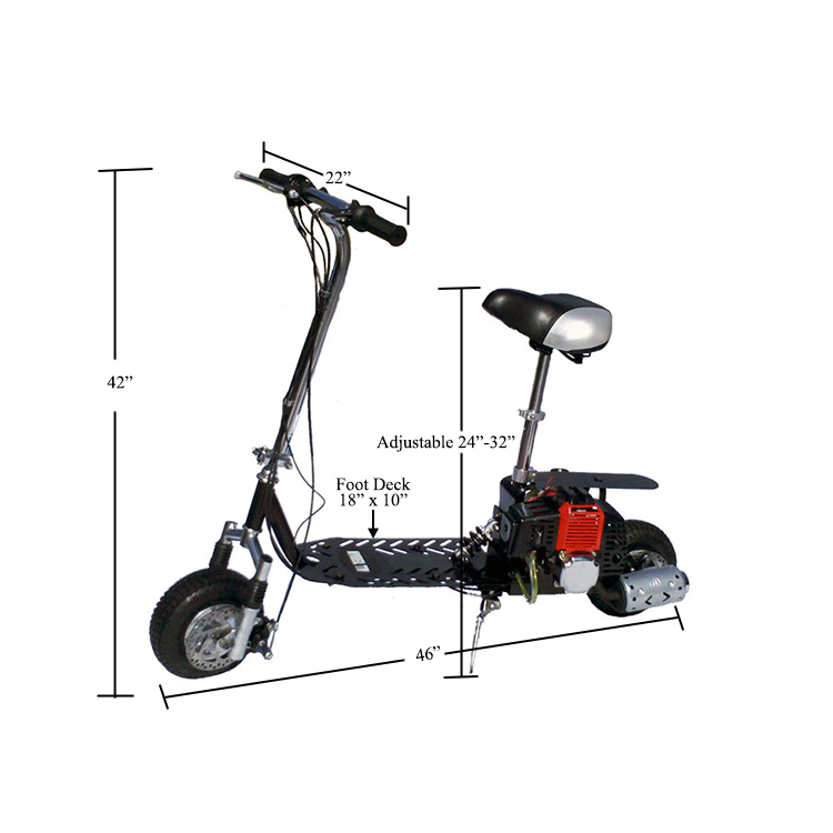 MOTOAZADA GASOLINA 49CC 24CM 2T : Suministros Jaizkibel