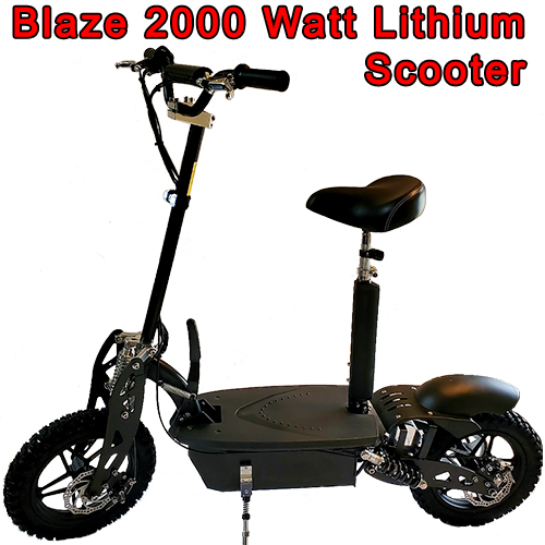 Blaze Turbo Elite 2000 Watt LITHIUM Brushless Electric Scooter