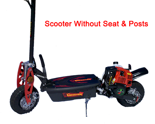 Scooter without seat and post