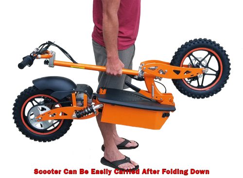 Urban Elite 2000 watt 48v Lithium Brushless Electric Scooter w/ Light Package, 45 mph  40 miles per charge.  Comes in Black, Orange or White - Image 2